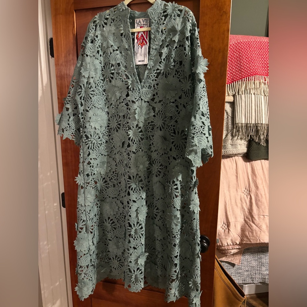 Have Lace Maxi Dress - Green